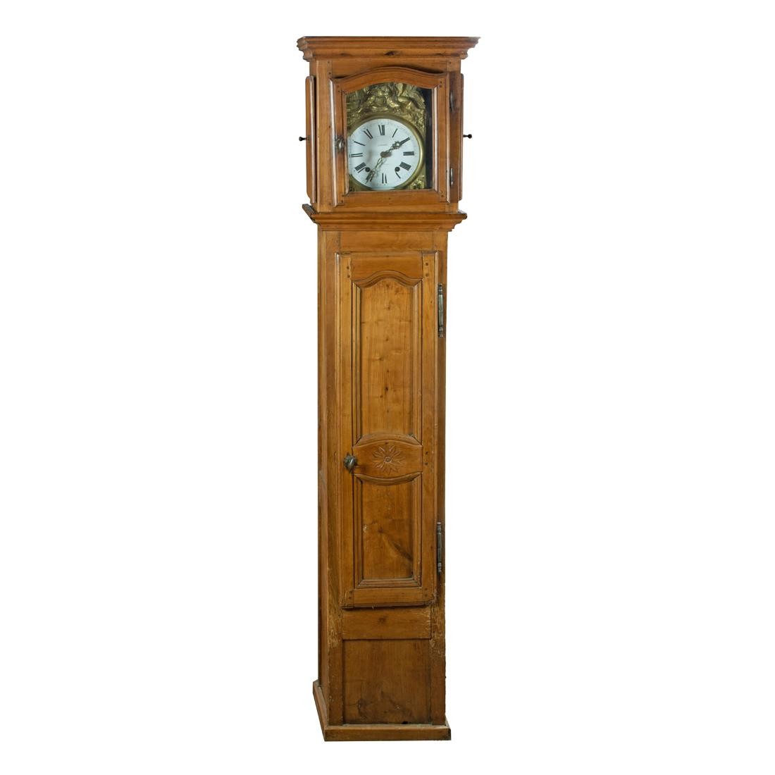 A FRENCH PROVINCIAL TALL CASE CLOCK 2d220a