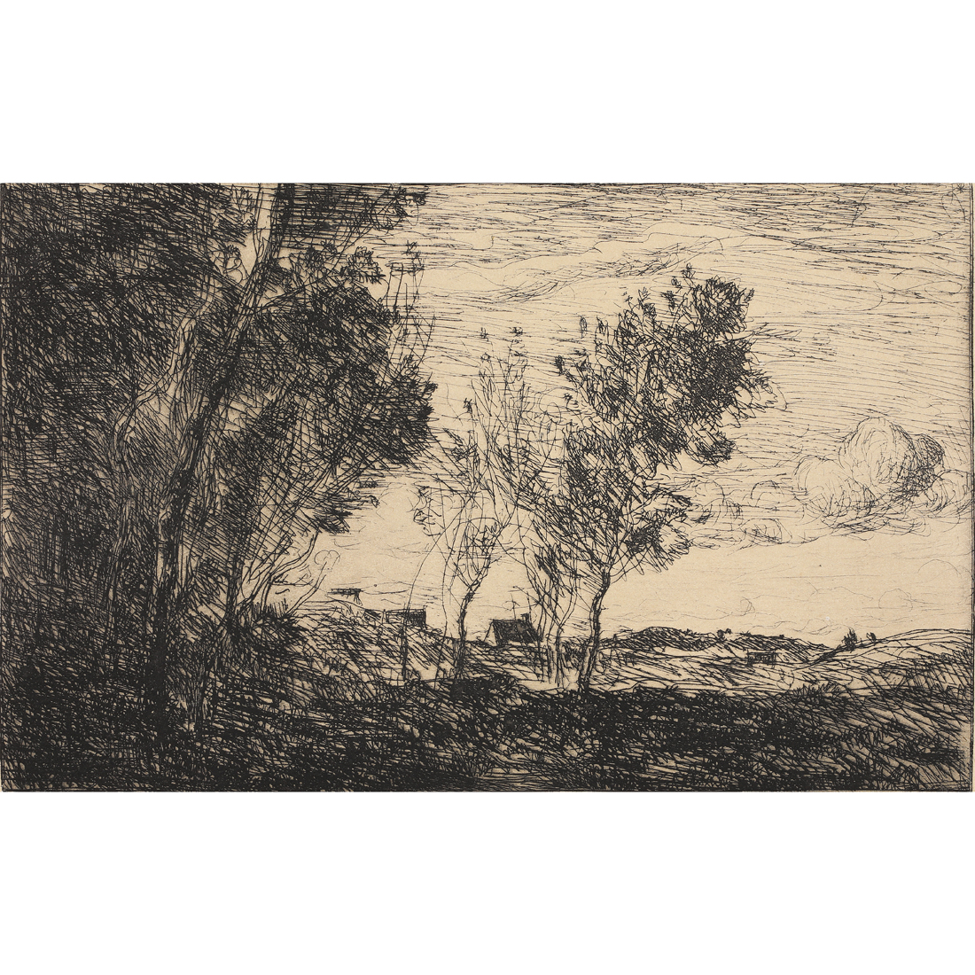 PRINT JEAN BAPTISTE CAMILLE COROT 2d228a