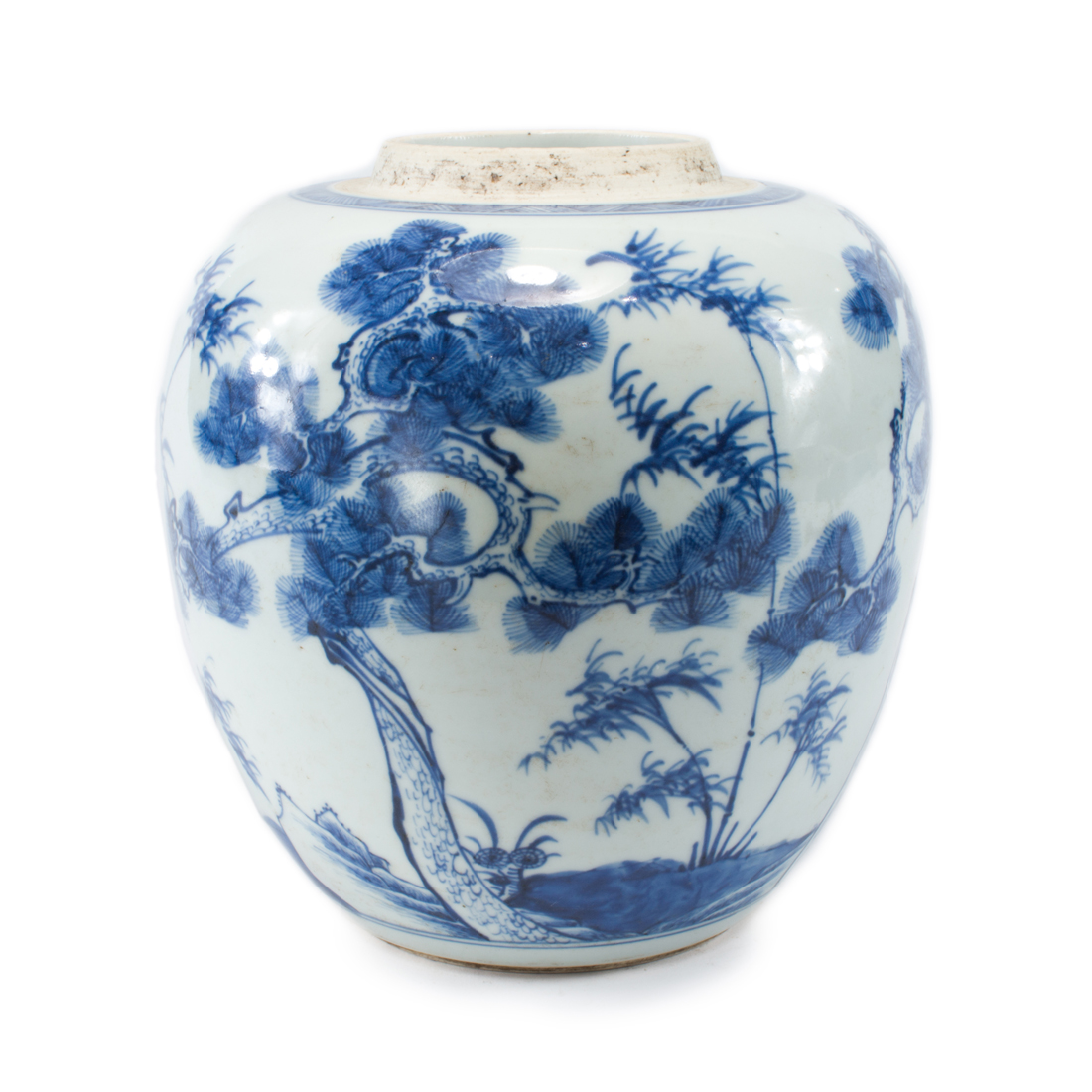 CHINESE BLUE AND WHITE JAR Chinese