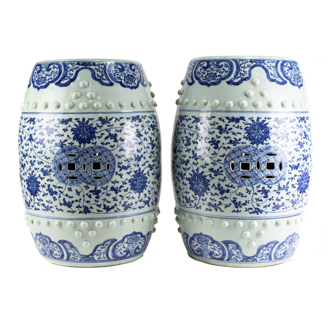 PAIR OF CHINESE BLUE AND WHITE 2d230d