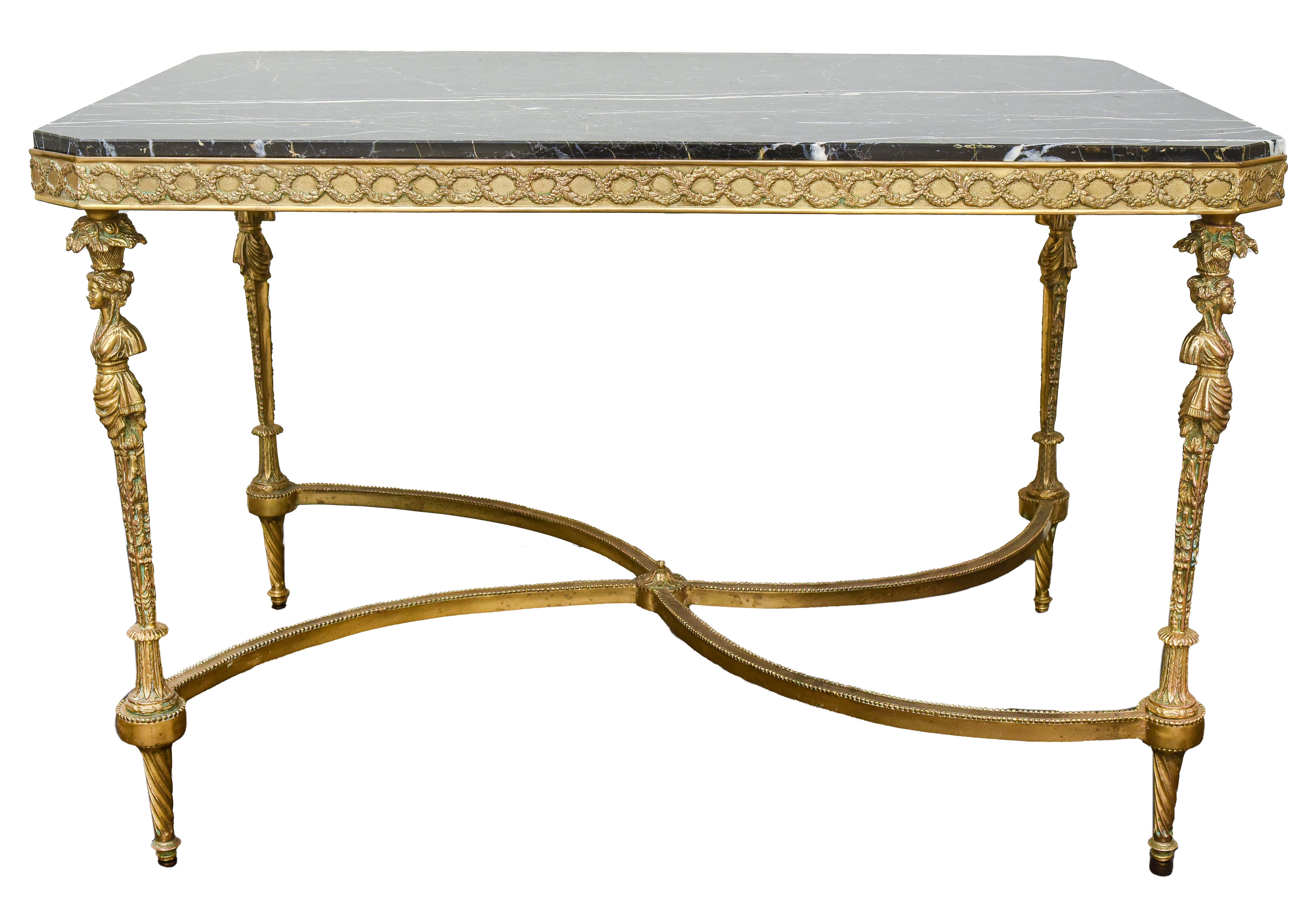 LOUIS XVI WEISWEILER MANNER ORMOLU SIDE