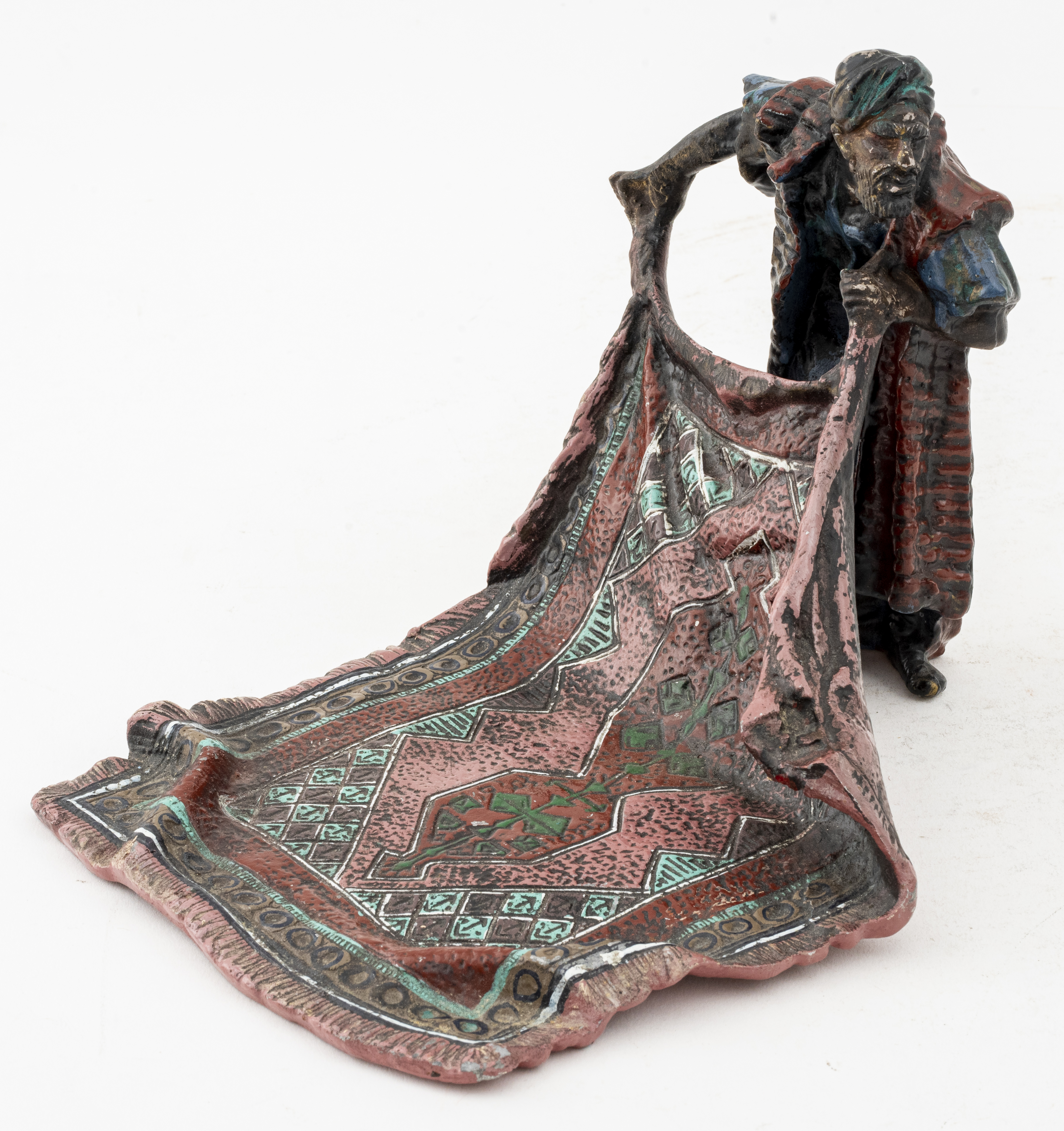 FRANZ BERGMAN "CARPET SELLER" BRONZE