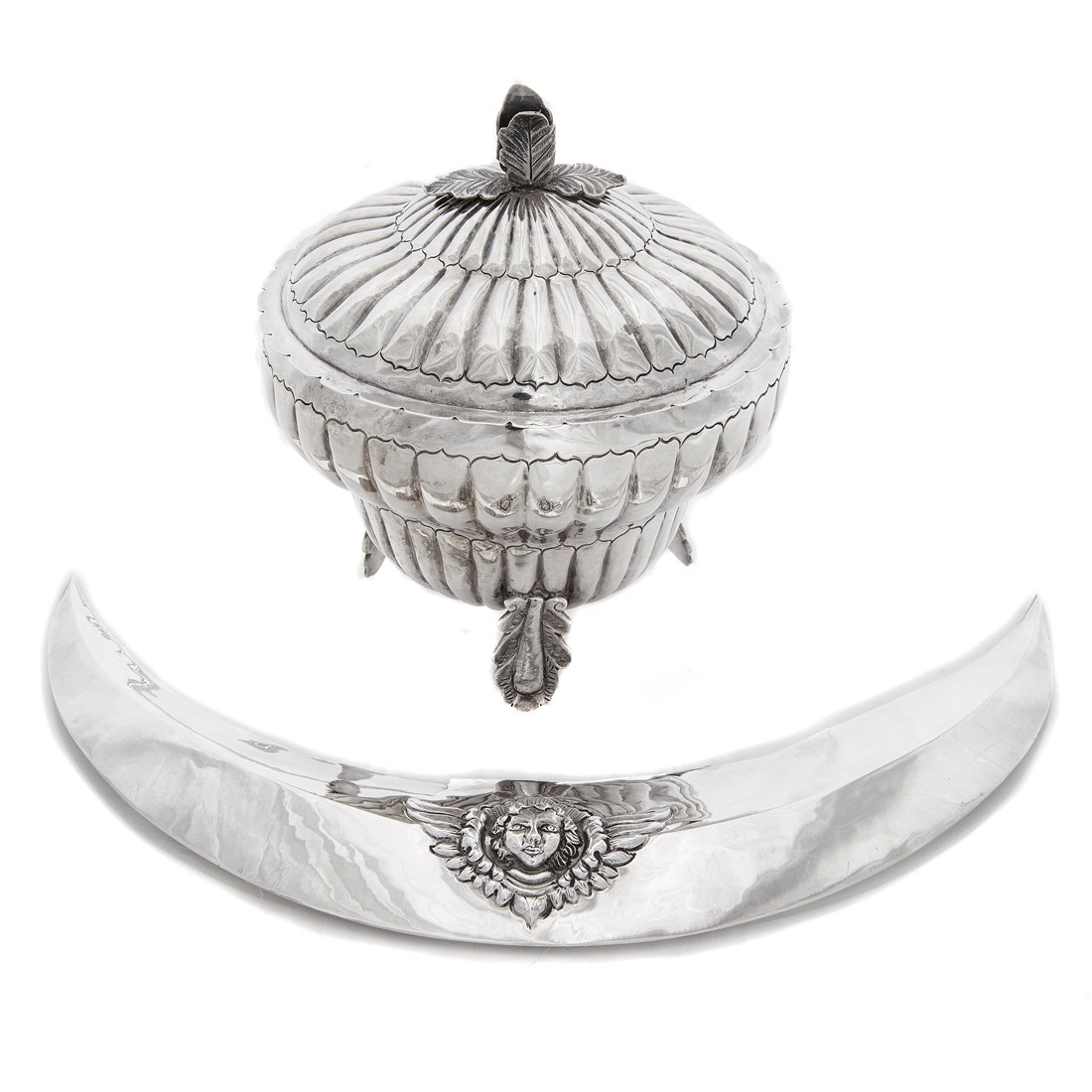 A SPANISH COLONIAL STYLE SILVER