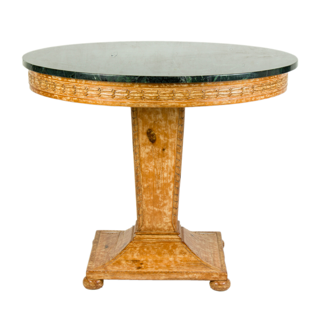 A CONTINENTAL MARBLE TOP CENTER