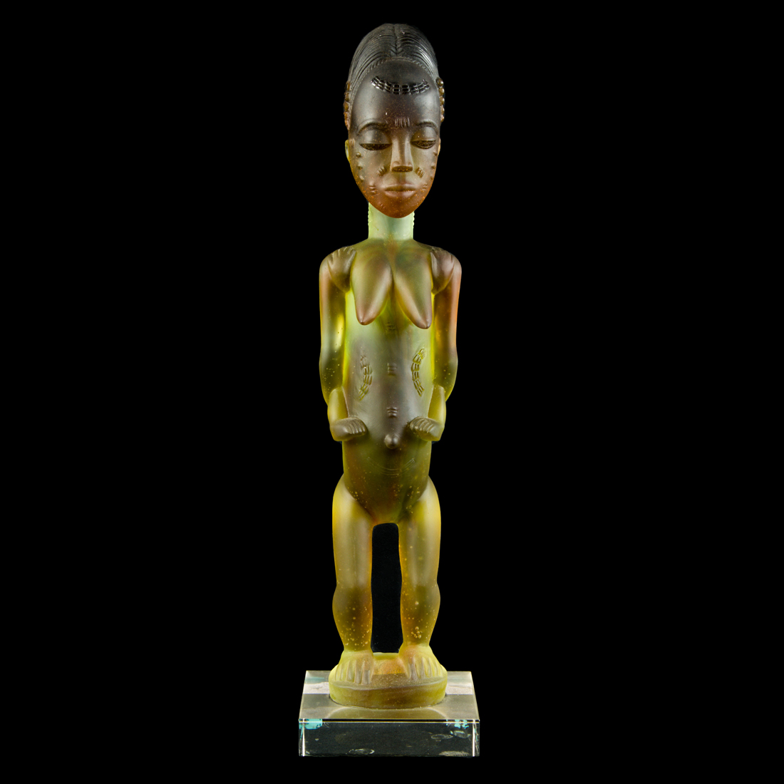 A DAUM PATE DE VERRE GLASS FIGURE 2d26f7