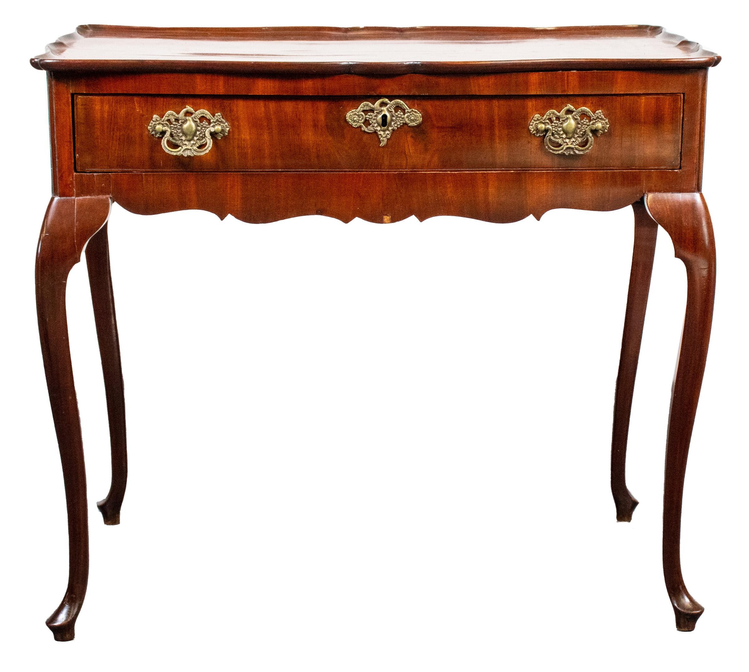 GEORGE III MAHOGANY CONSOLE TABLE 2d271d