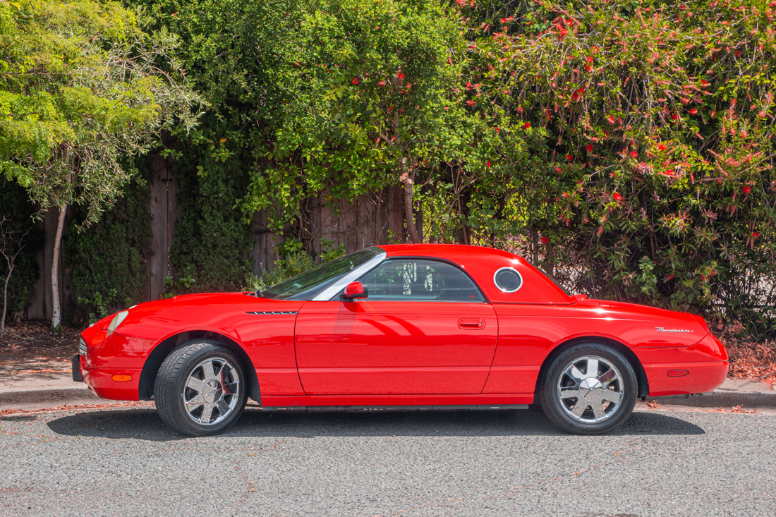 A FORD THUNDERBIRD CONVERTIBLE,