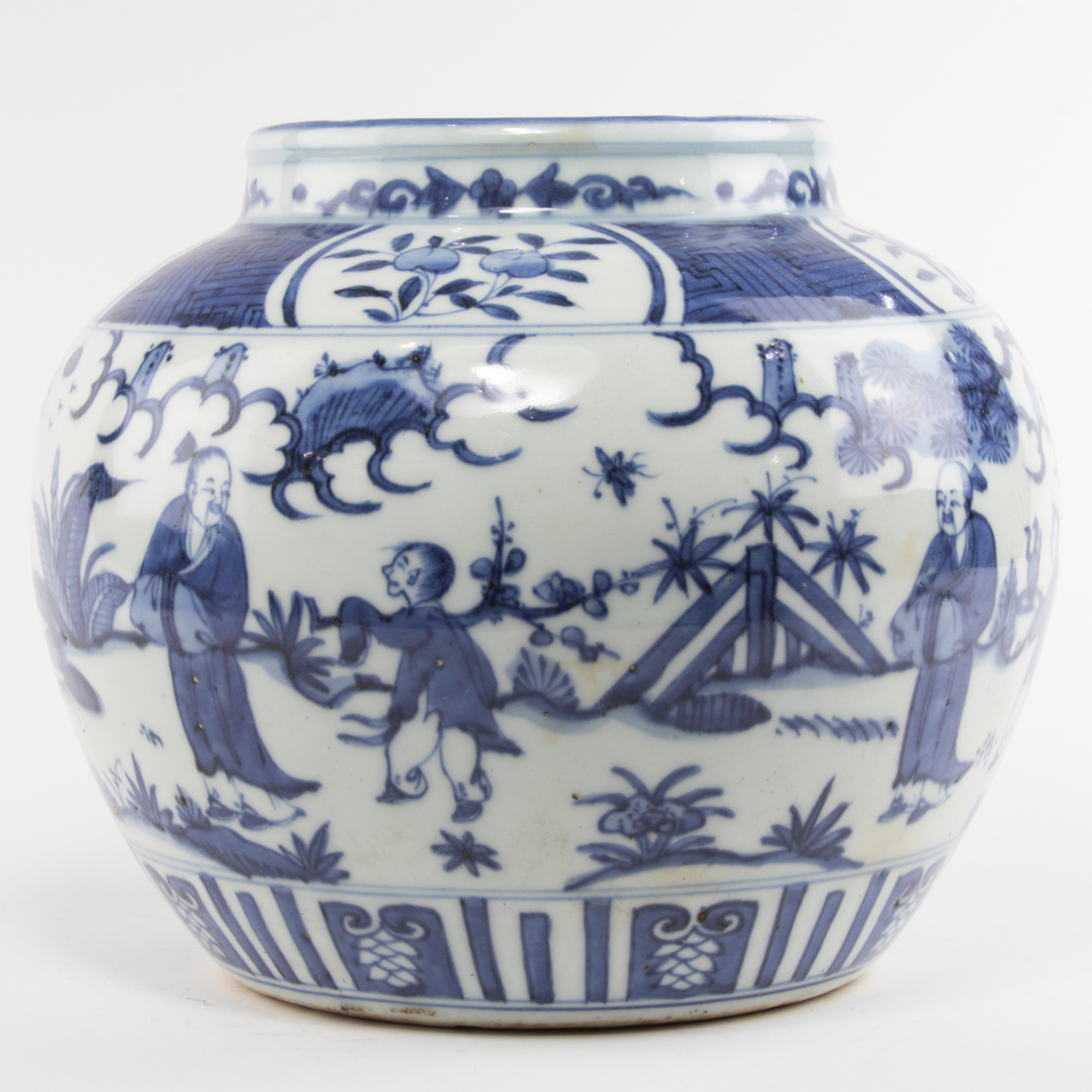 CHINESE BLUE AND WHITE JAR Chinese 2d2777