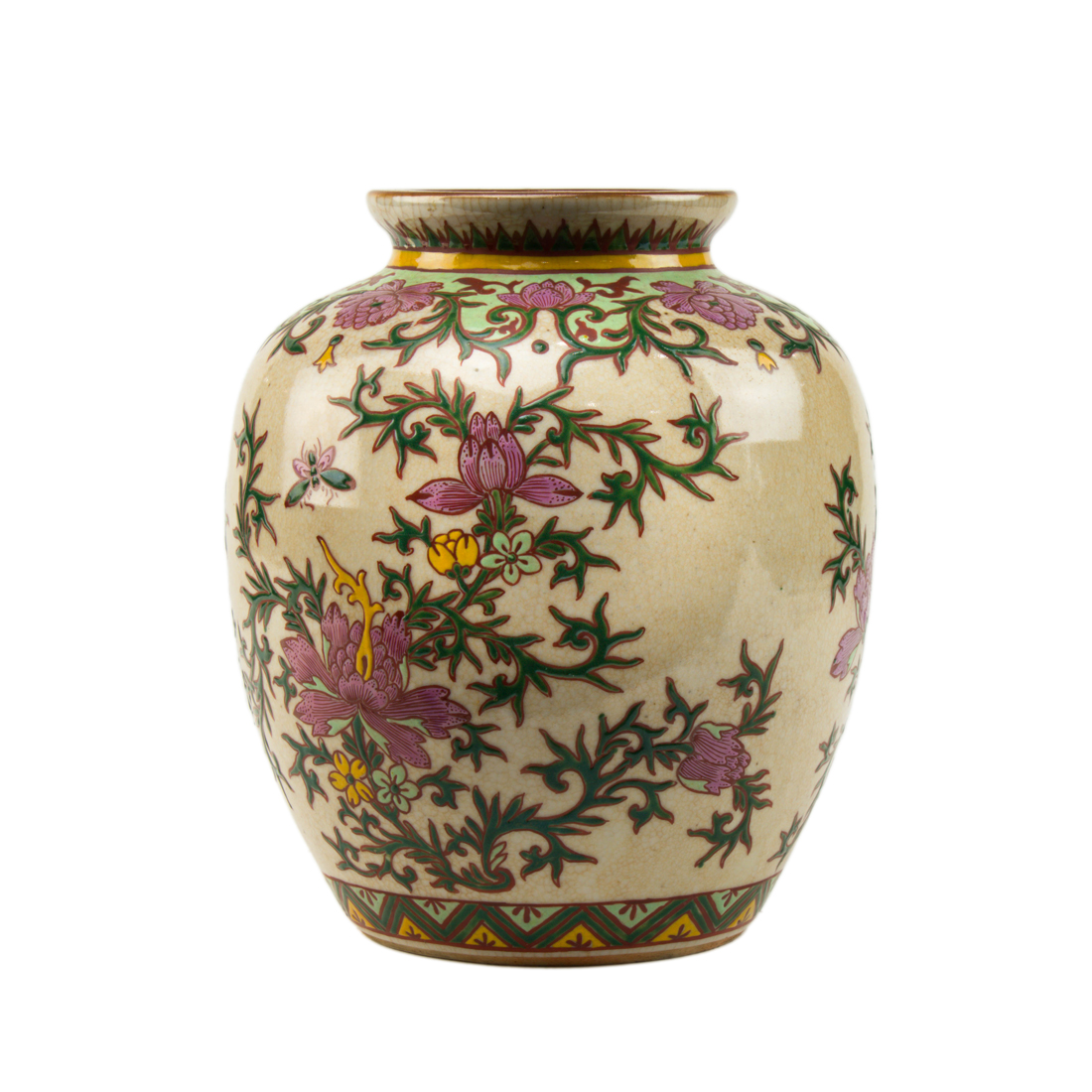 CHINESE FAMILLE ROSE JAR Chinese