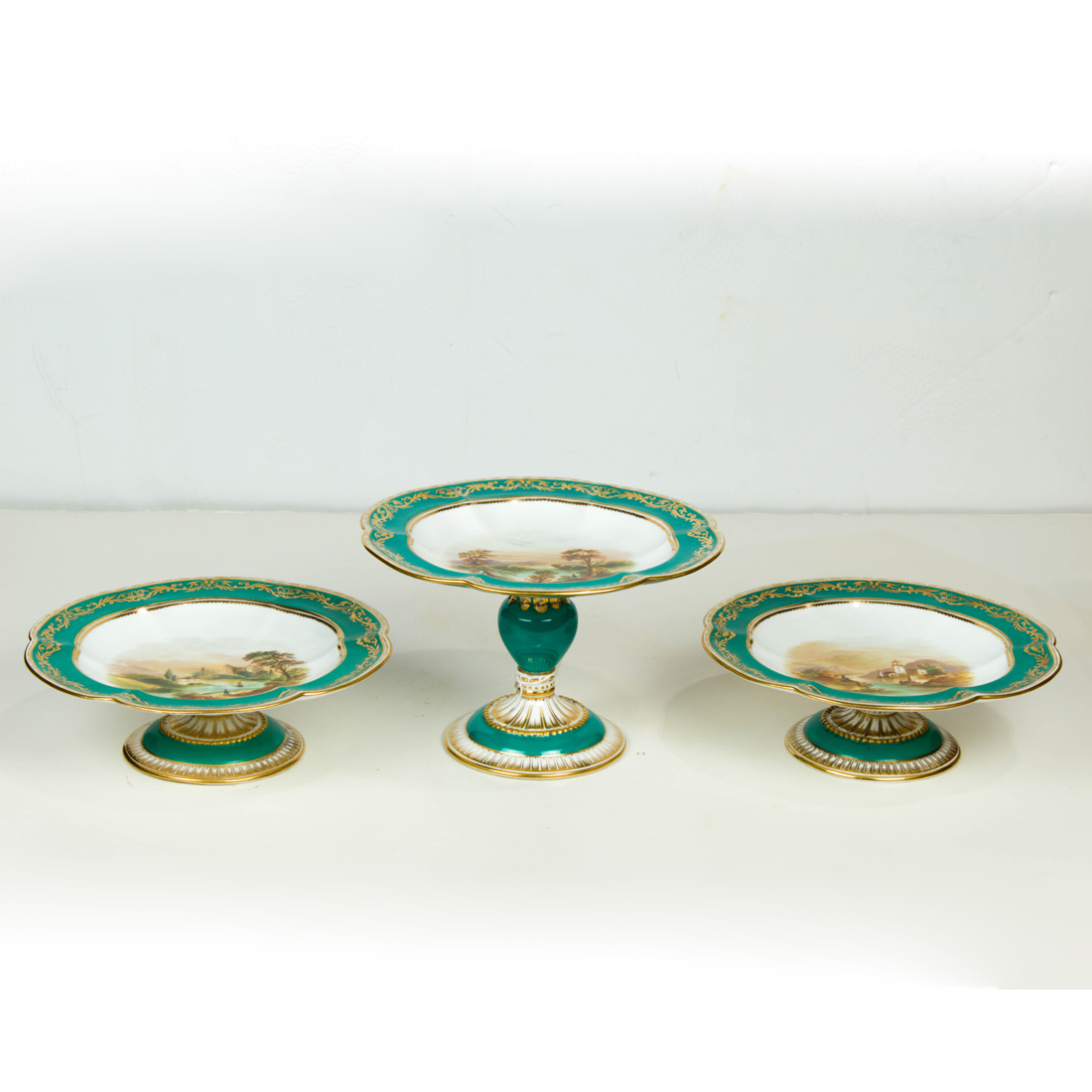  LOT OF 3 SALOPIAN COALPORT PORCELAIN 2d2872