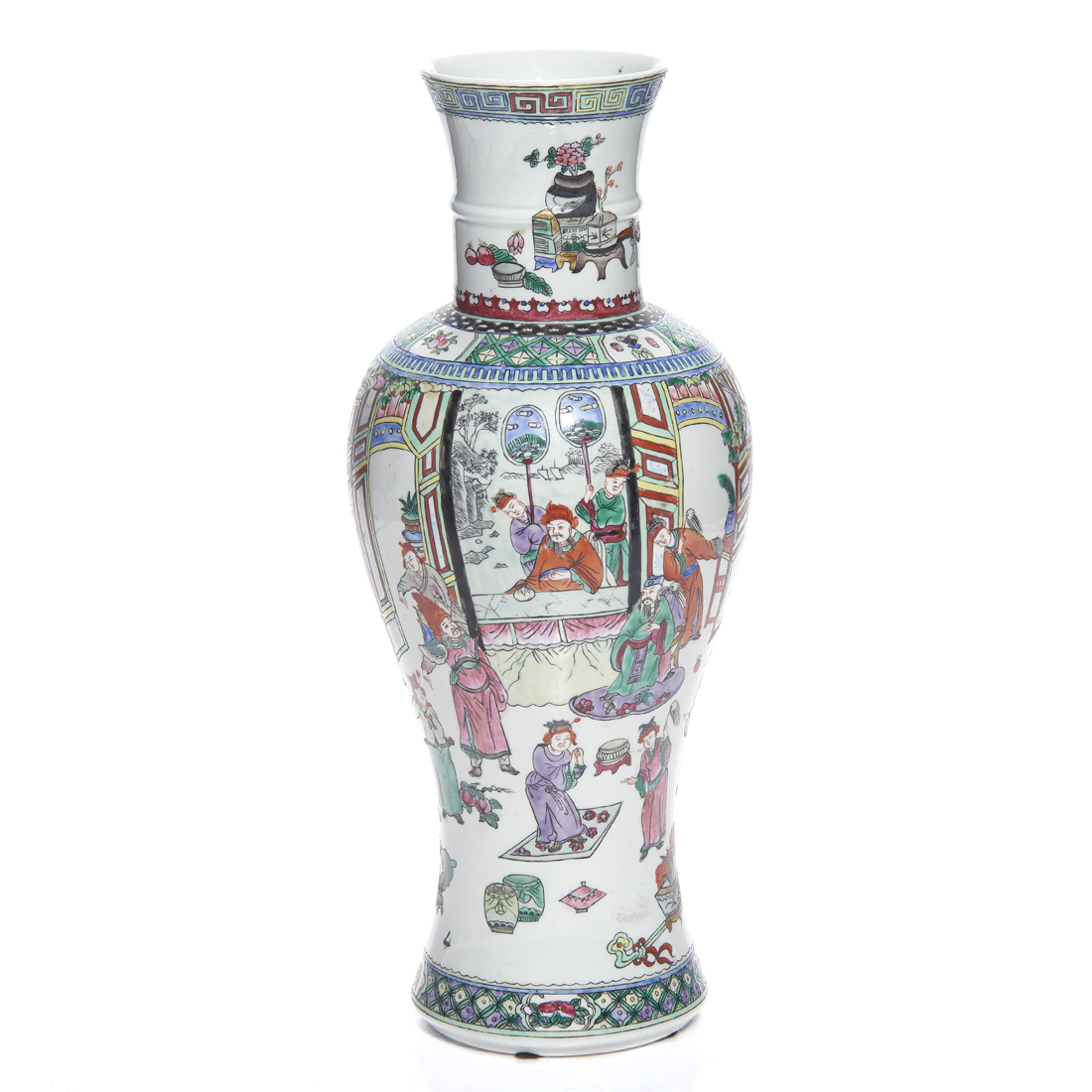 CHINESE FAMILLE ROSE VASE Chinese 2d2966