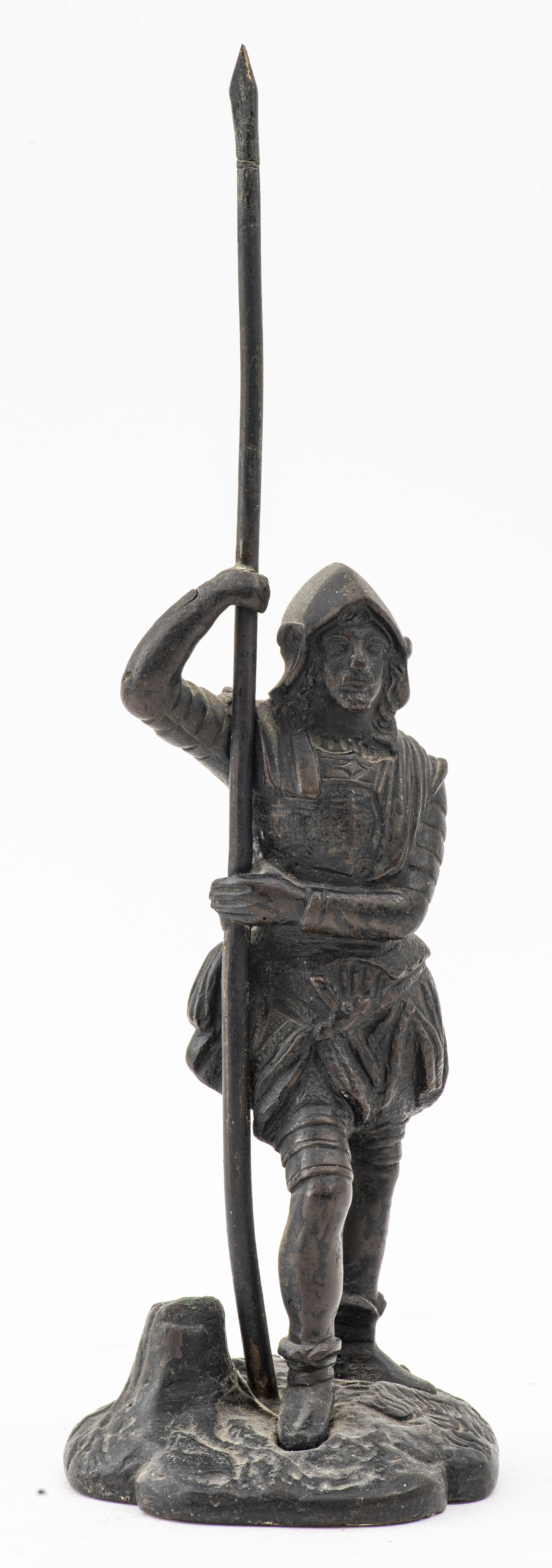 SPANISH CONQUISTADOR BRONZE SCULPTURE 2d29a0