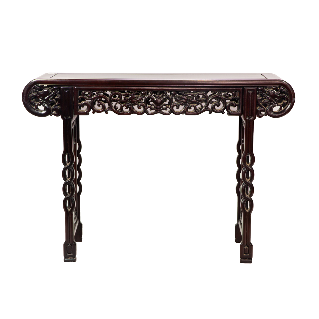 CHINESE HARDWOOD SIDE TABLE Chinese 2d29c6