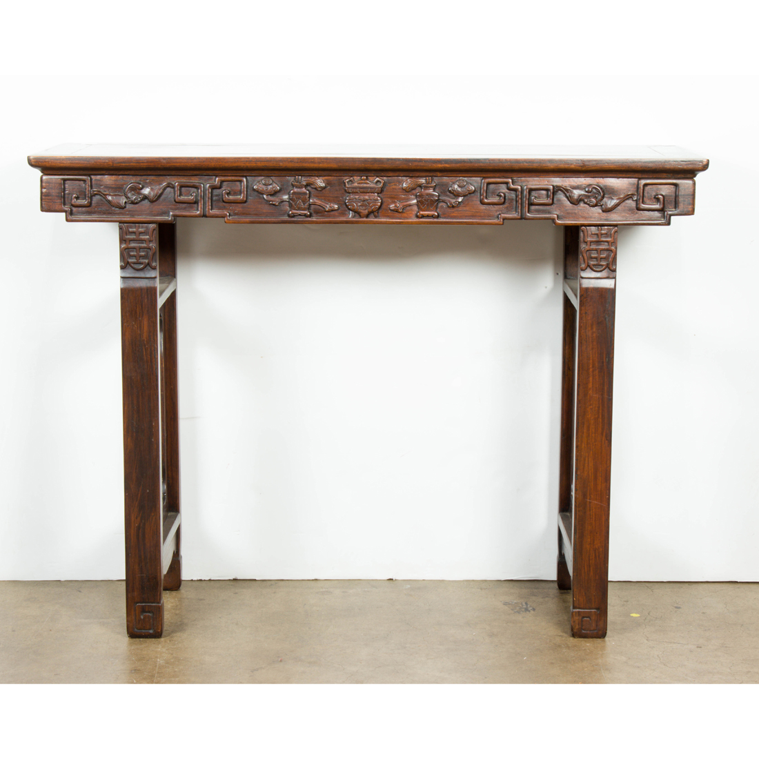 CHINESE HARDWOOD SIDE TABLE Chinese 2d29ca