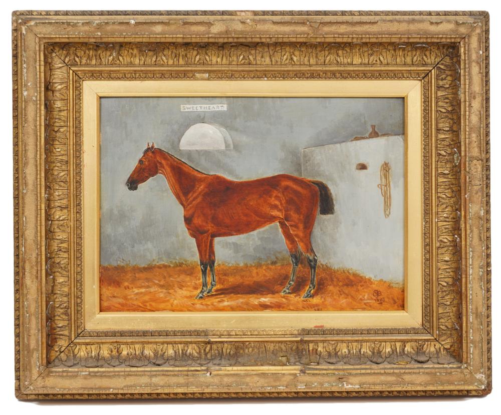 19TH C. ENGLISH HORSE PAINTING