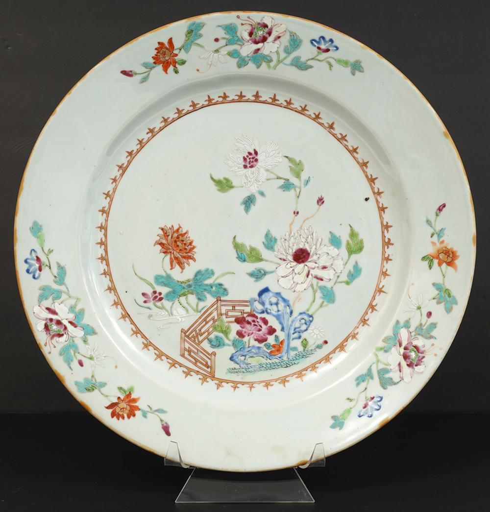 LARGE 18TH C CHINESE EXPORT CHARGERLarge 2d0848