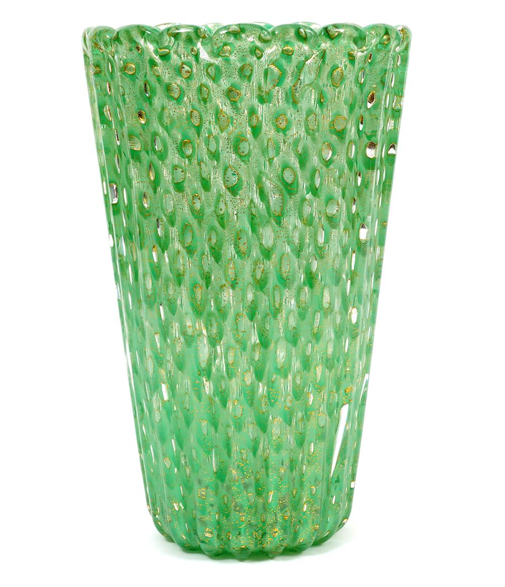 BAROVIER & TOSO MURANO GREEN GLASS