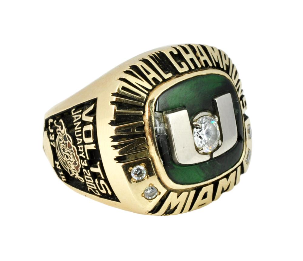 UNIVERSITY OF MIAMI NATIONAL CHAMPS 2d0878