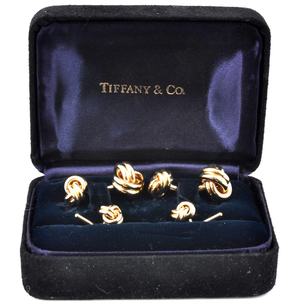 TIFFANY CO 14K LOVE KNOT TUXEDO 2d08d3