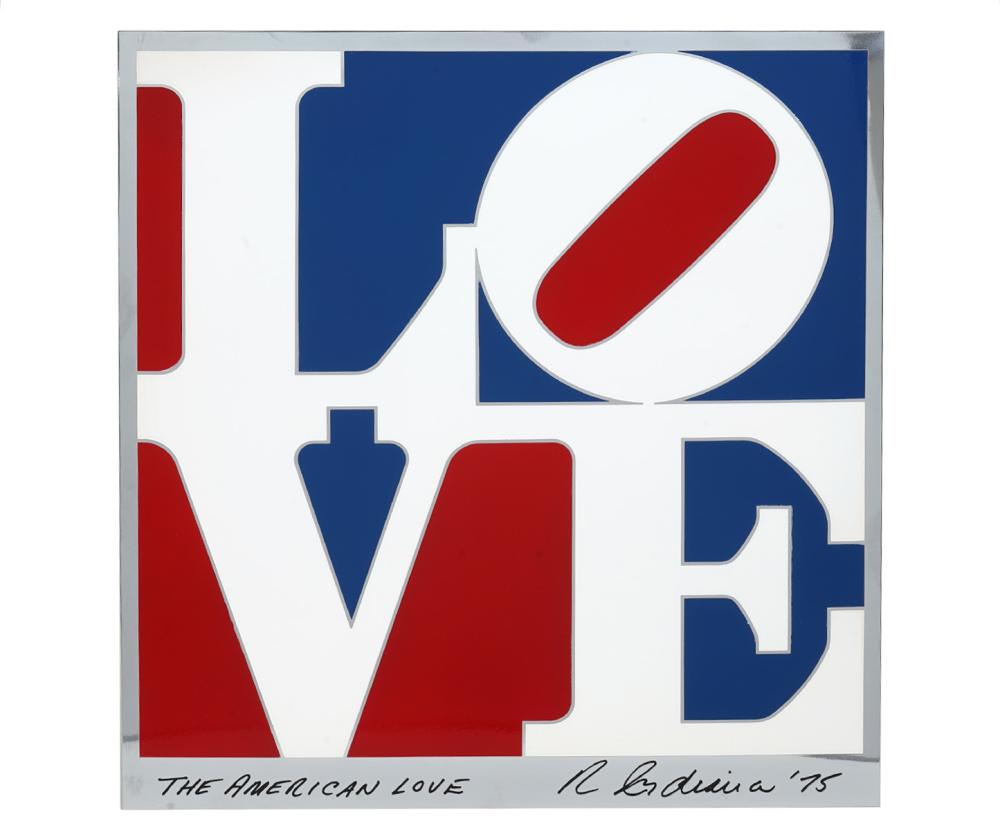 ENAMEL ON ALUMINUM ROBERT INDIANA 2d08cc