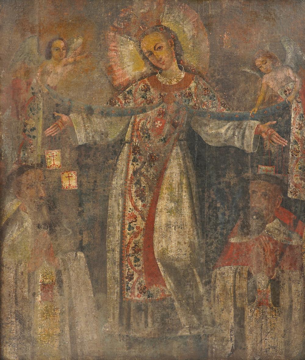 OIL PAINTING FROM CUZCO SCHOOL 2d0917