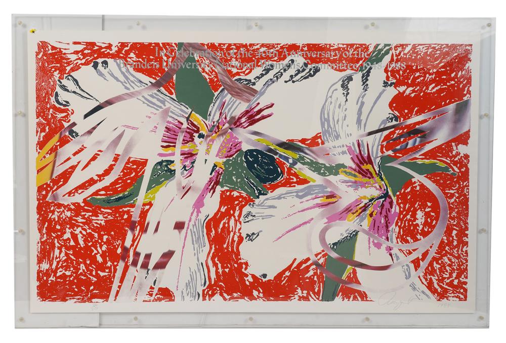 JAMES ROSENQUIST SILKSCREEN ON 2d0913