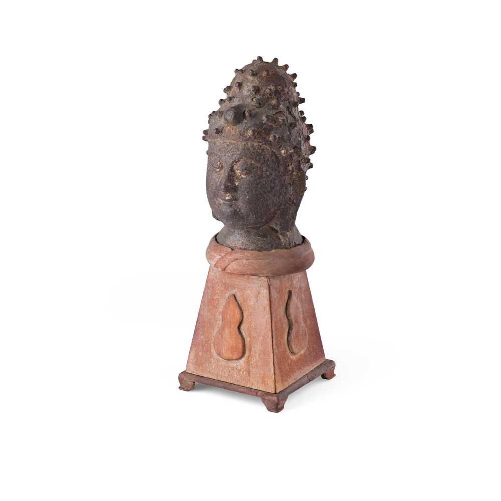 CAST IRON BUDDHA HEAD ????with