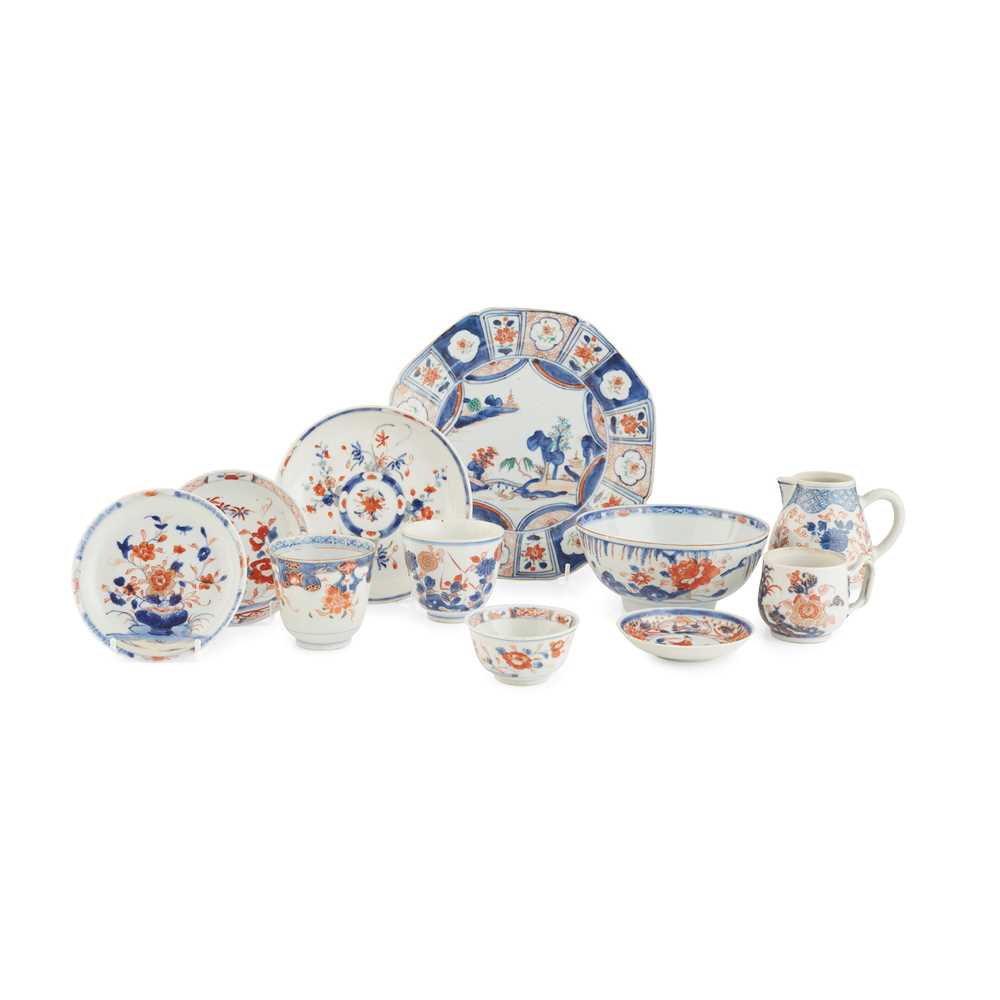 COLLECTION OF CHINESE IMARI WARES QING 2d0b14
