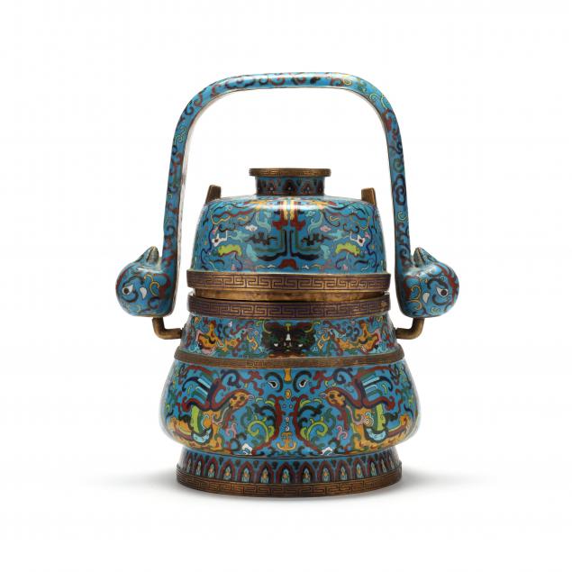 A CHINESE CLOISONNE VESSEL WITH 2d0b33