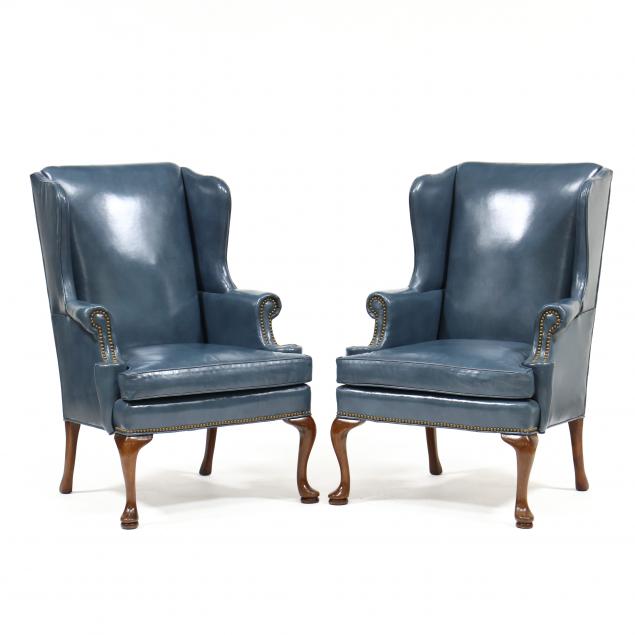 HICKORY CHAIR, PAIR OF QUEEN ANNE STYLE