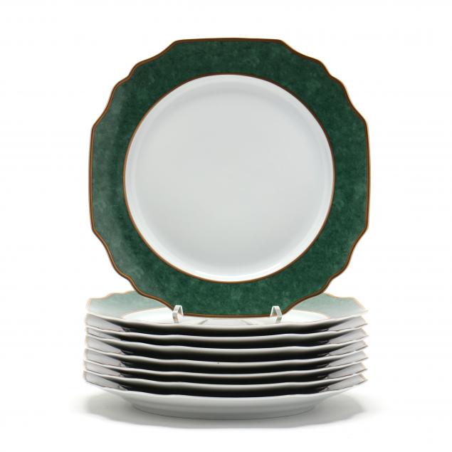 SET OF 8 MOTTAHEDEH SERVICE PLATES  2d0c19