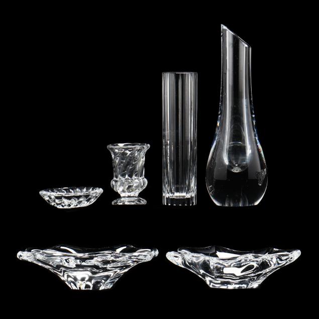 SIX PIECES OF ASSORTED BACCARAT 2d0c39