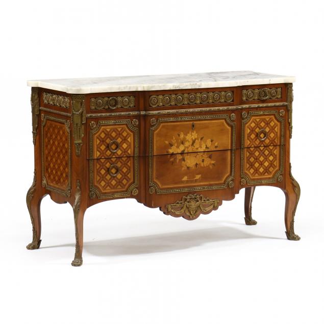 LOUIS XV STYLE MARQUETRY INLAID  2d0c50