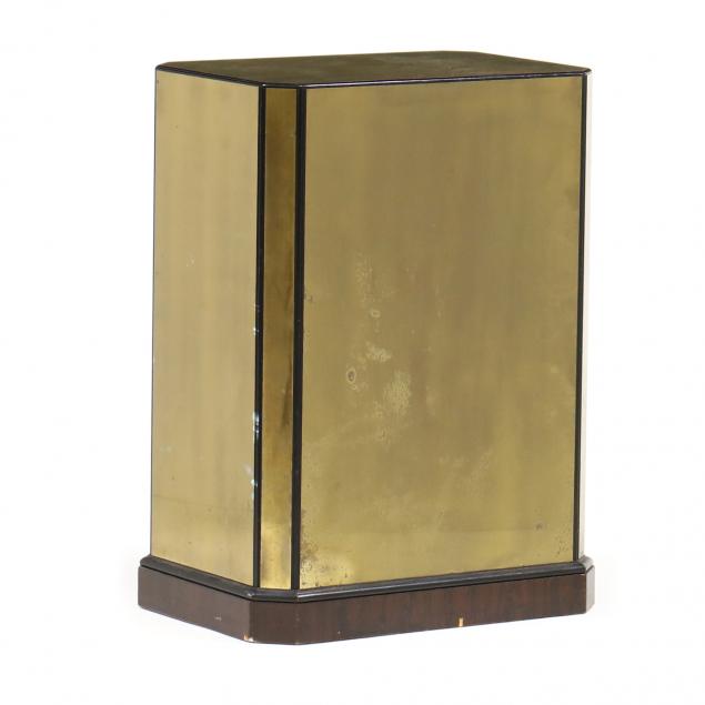 ATTRIBUTED MASTERCRAFT BRASS PEDESTAL 2d0c7e