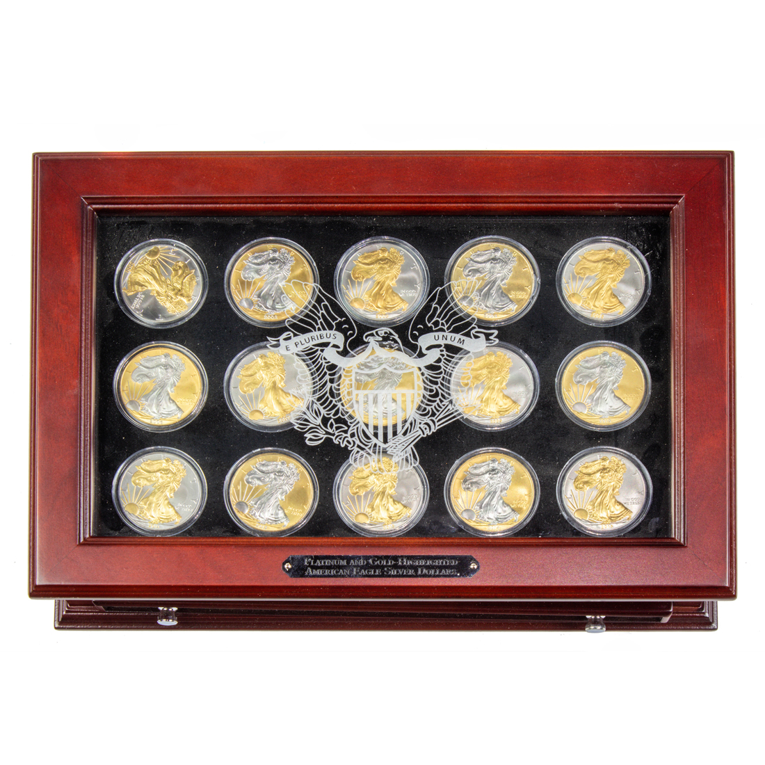 15 GOLD & PLATINUM US SILVER EAGLES