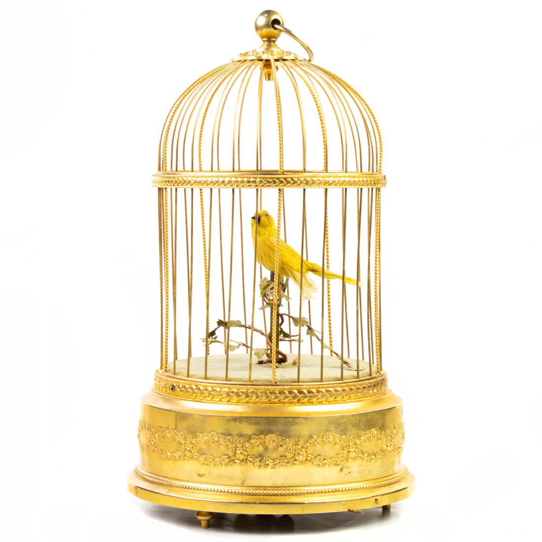 A FRENCH SINGING BIRD IN CAGE AUTOMATON  2d0e93