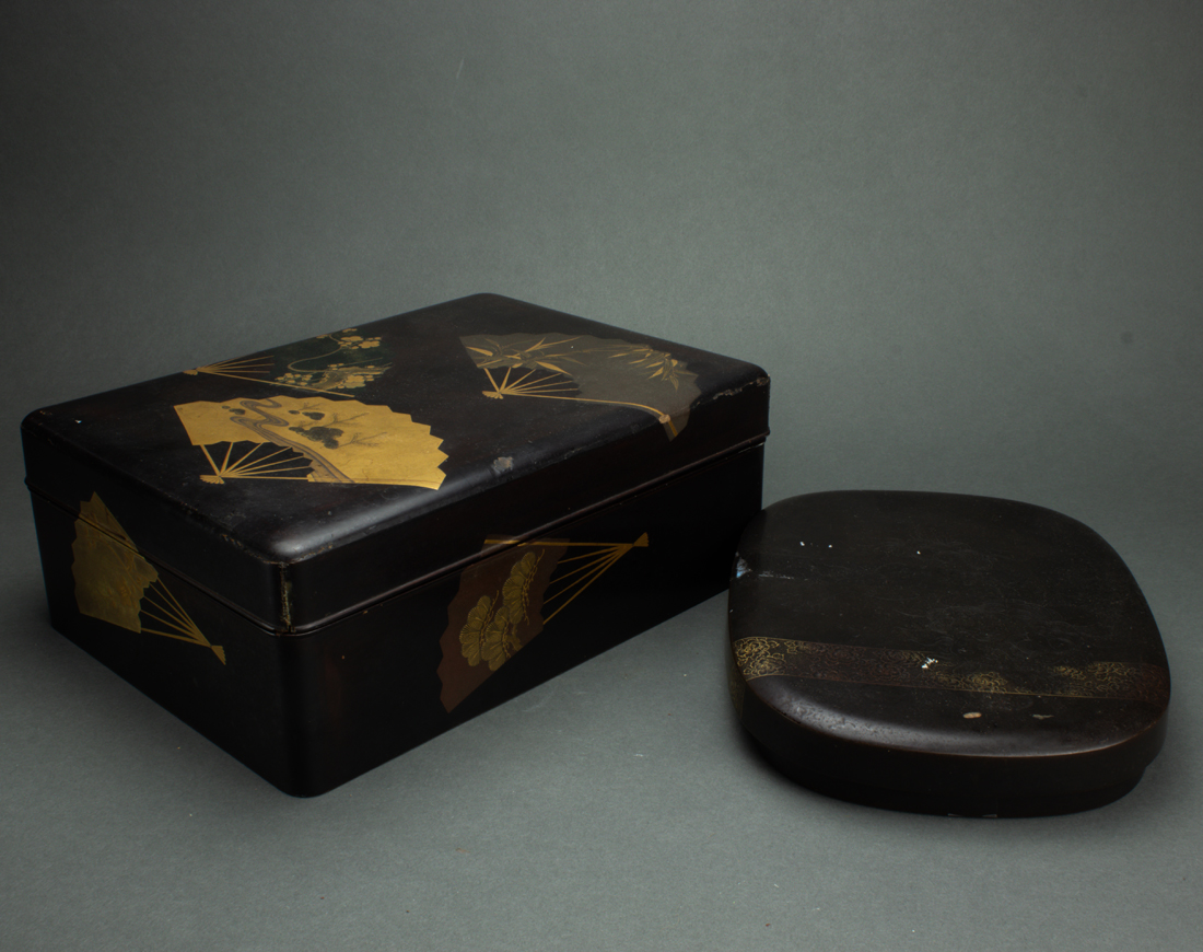  LOT OF 2 JAPANESE LACQUER BOXES  2d0f9e