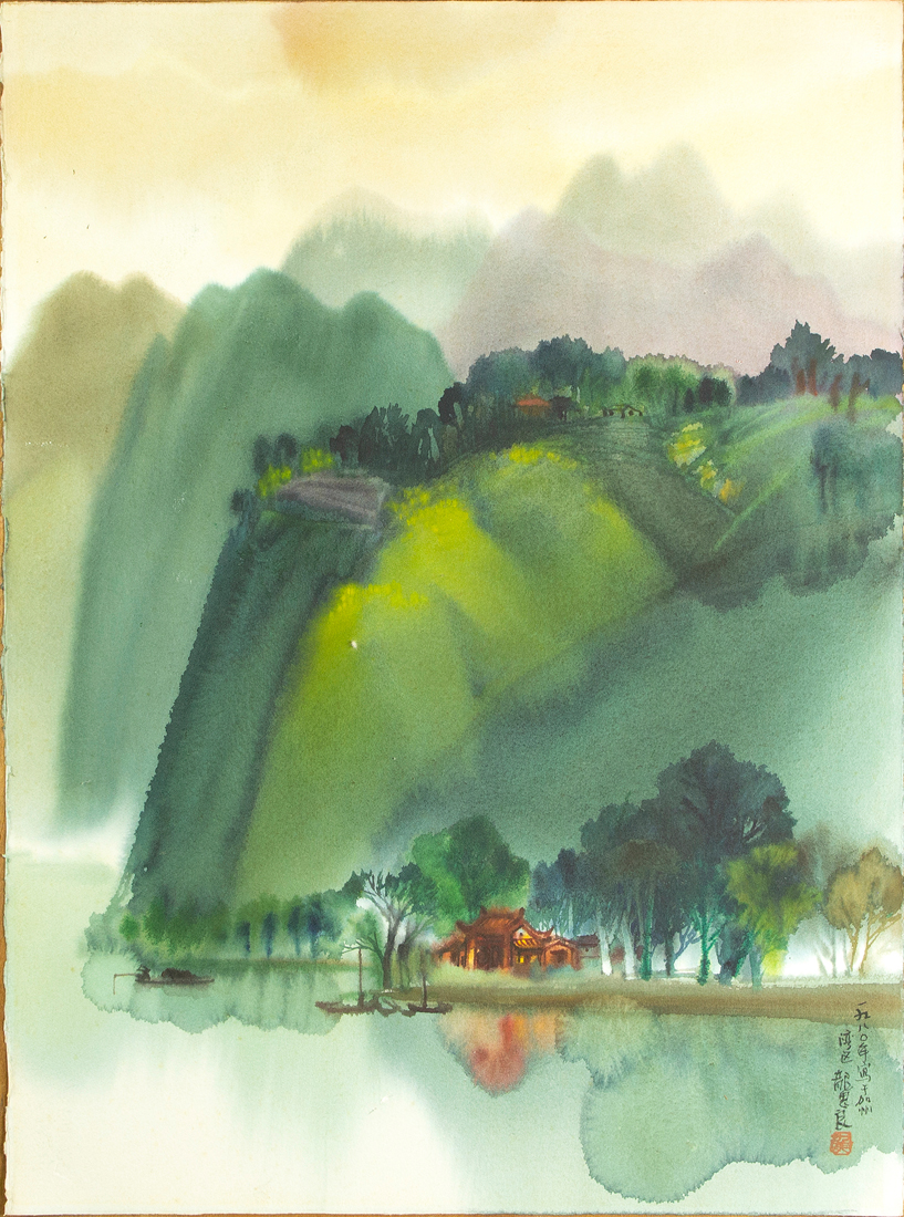 CHINESE WATERCOLOR PAINTING Chinese 2d0ff4