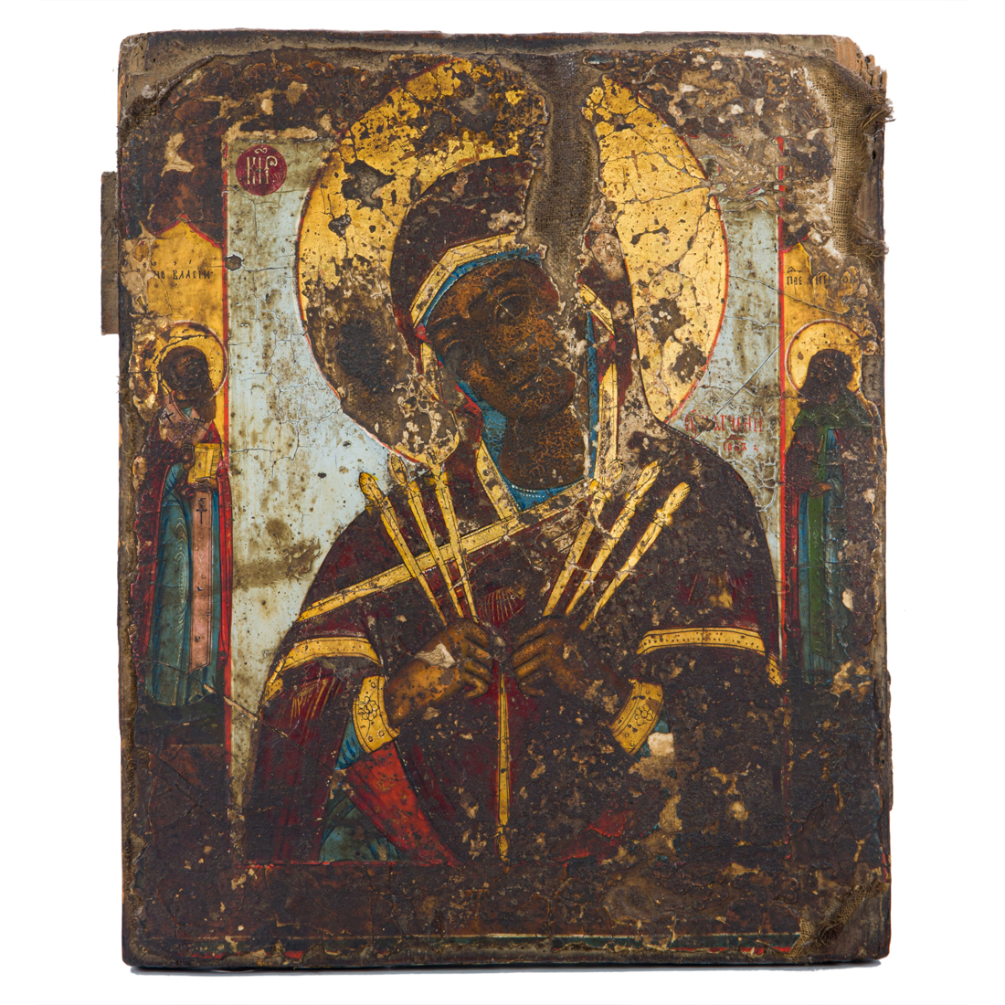 RUSSIAN ICON OF MOTHER OF GOD AS 2d1130