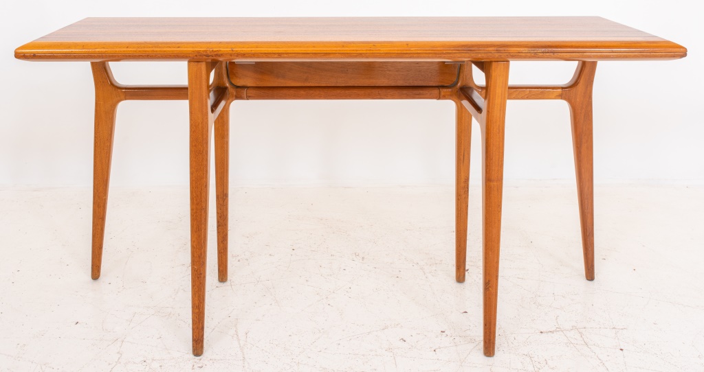 VINTAGE MODERNIST MAHOGANY CONSOLE-DINING