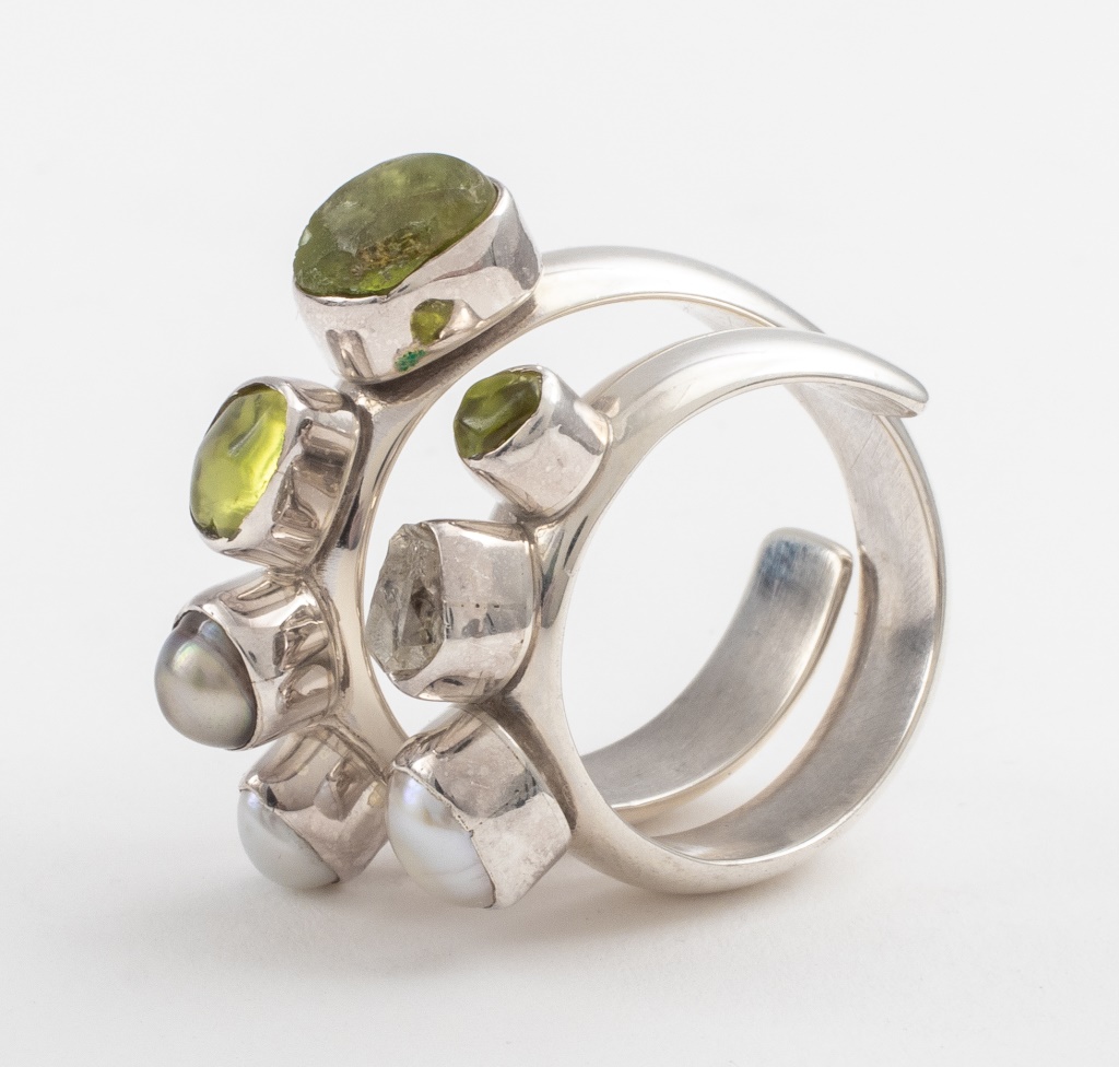 LILLY BARRACK SILVER PERIDOT TOPAZ 2d11e7