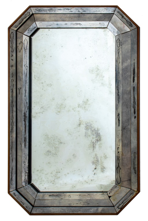 VENETIAN MERCURY GLASS MIRROR  2d11f9