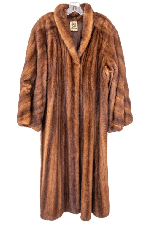 FENDI BROWN MINK COAT Fendi, Rome,