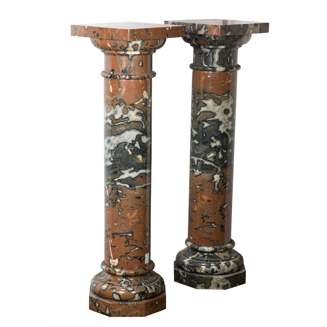 A PAIR OF CLASSICAL STYLE VARIEGATED 2d1260