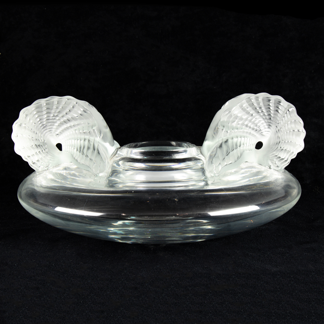 A LALIQUE FROSTED AND CLEAR GLASS 2d12f4