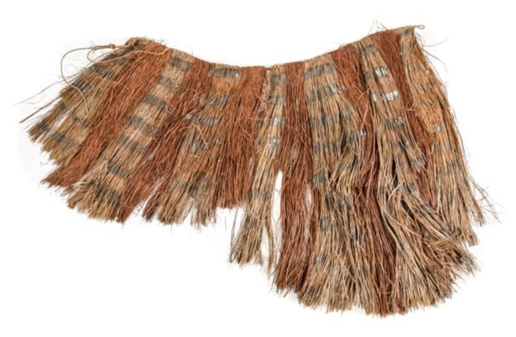 PULPUL GRASS SKIRT, WITH FINE BLACK