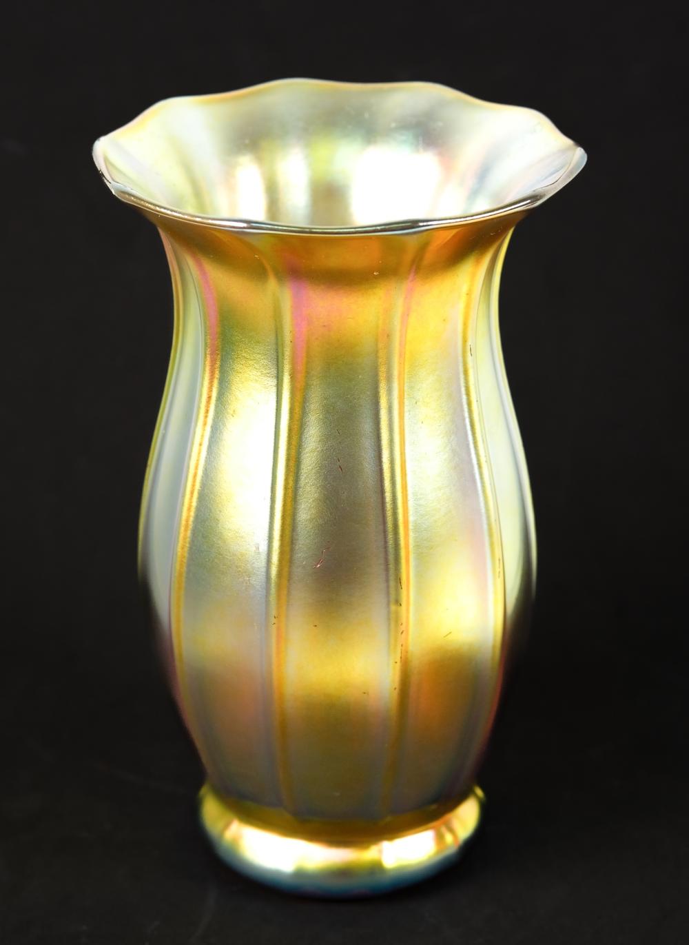 STEUBEN GOLD AURENE ART GLASS SHADE 2d4271