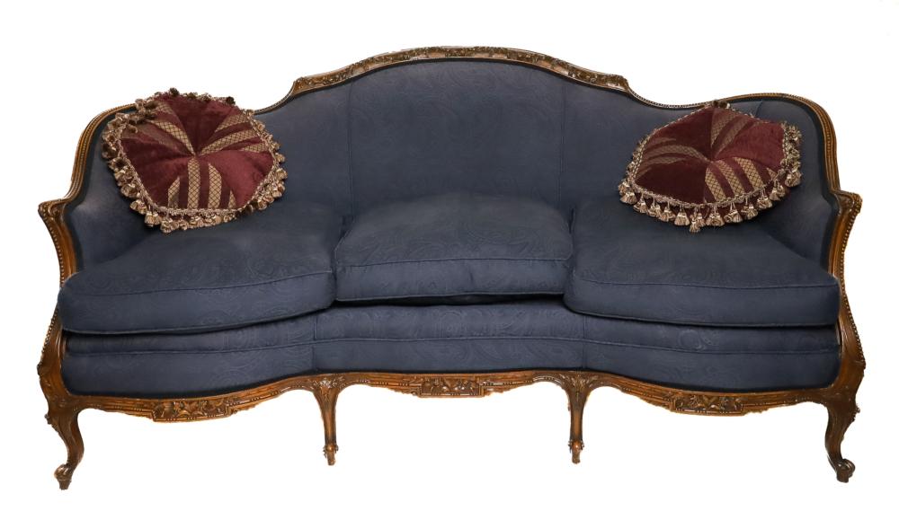 FRENCH LOUIS XV STYLE CUSTOM UPHOLSTERED 2d42eb