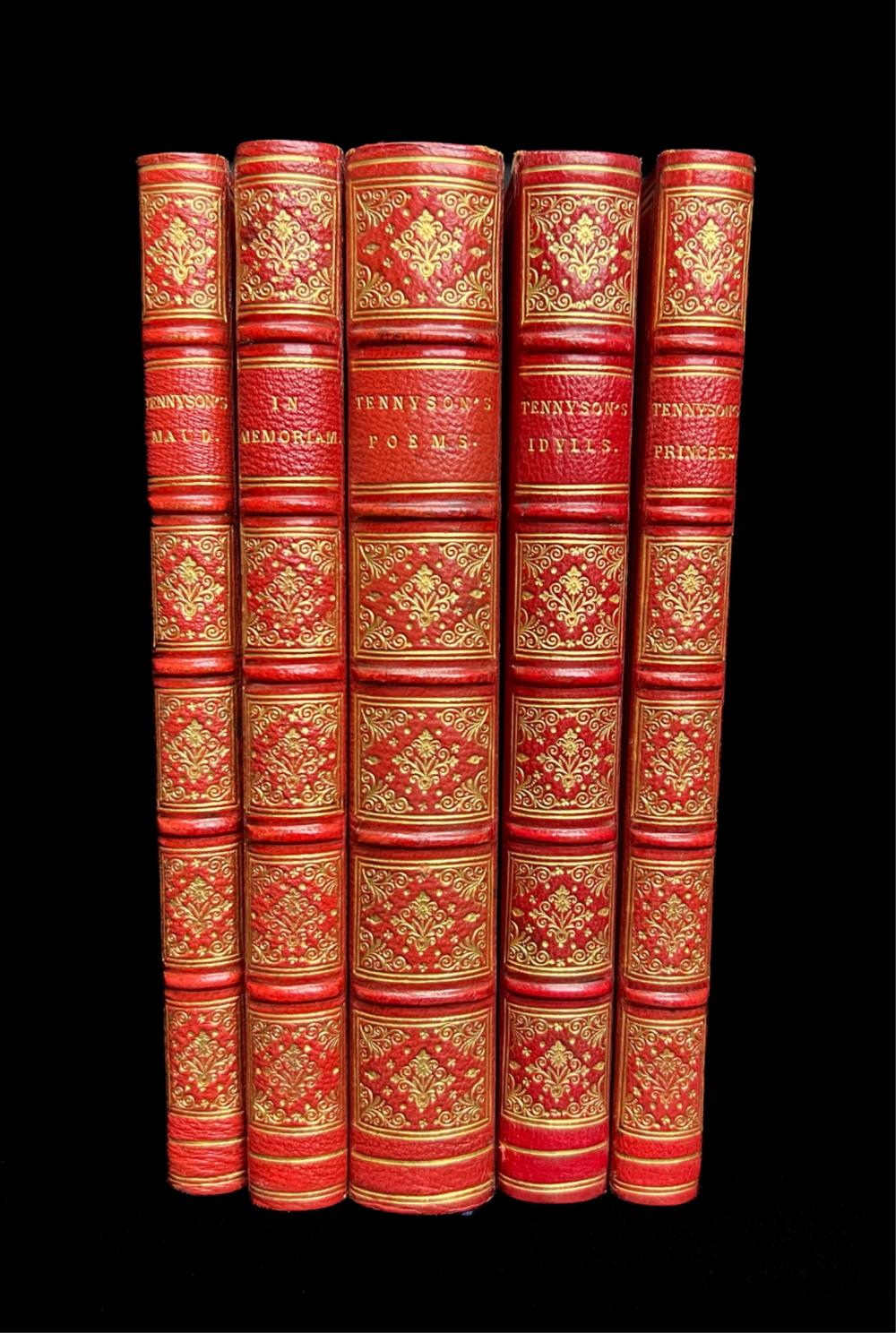 GROUP, 5 BOOKS BY ALFRED TENNYSONTennyson's
