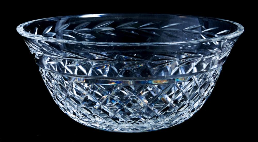 WATERFORD CRYSTAL 9" GLANDORE ROUND